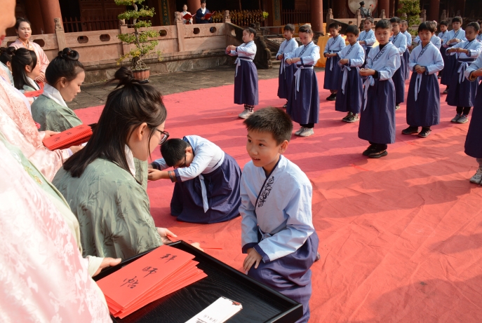 德阳文庙举行2022年拜师礼活动(图4)