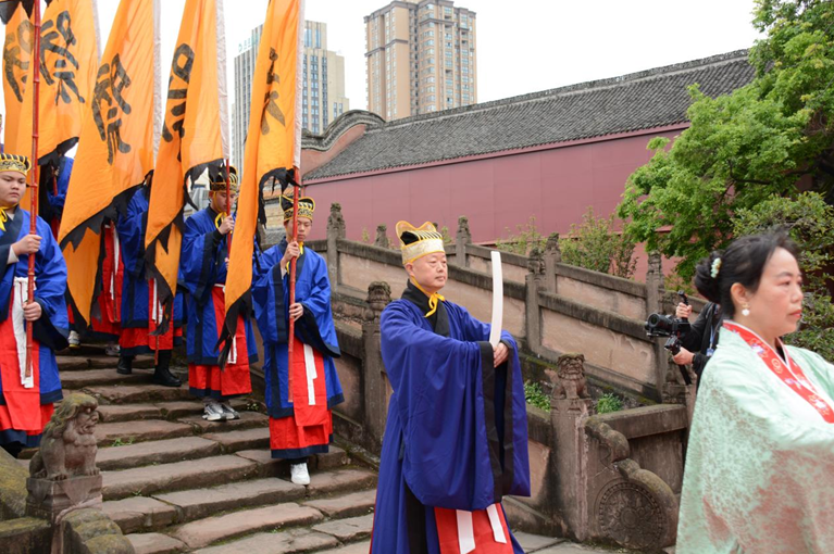 德阳文庙举行2023年清明祭祀活动(图3)