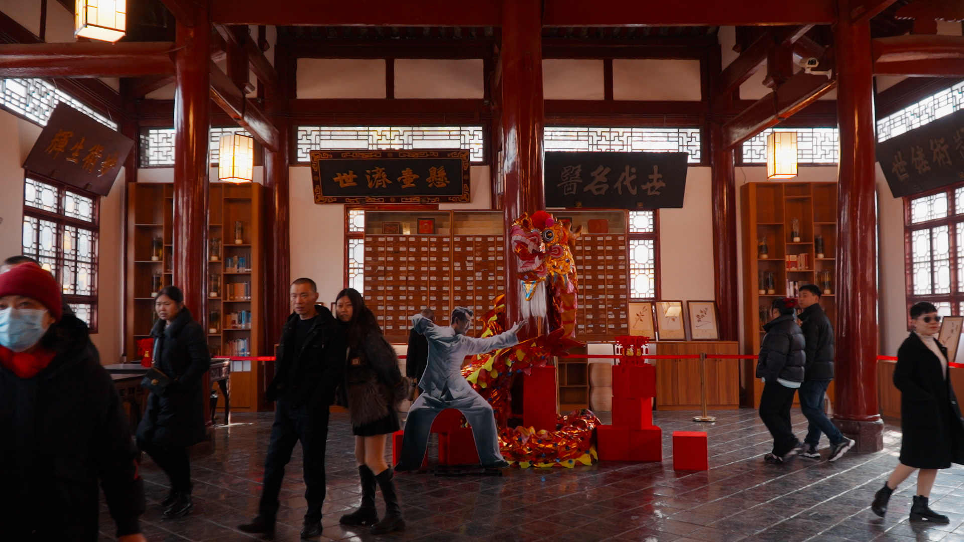 这个春节 德阳文庙扛大旗(图9) 这个春节 德阳文庙扛大旗(图9)