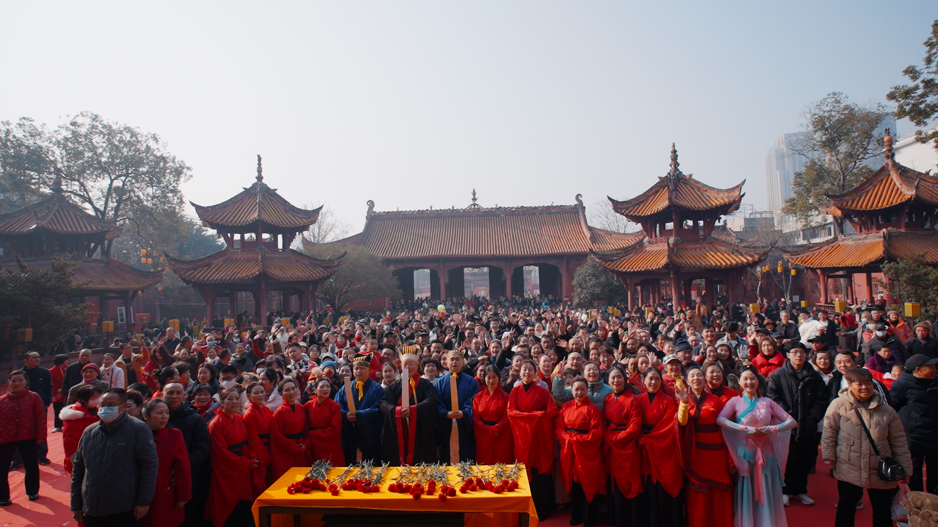 这个春节 德阳文庙扛大旗(图6) 这个春节 德阳文庙扛大旗(图6)