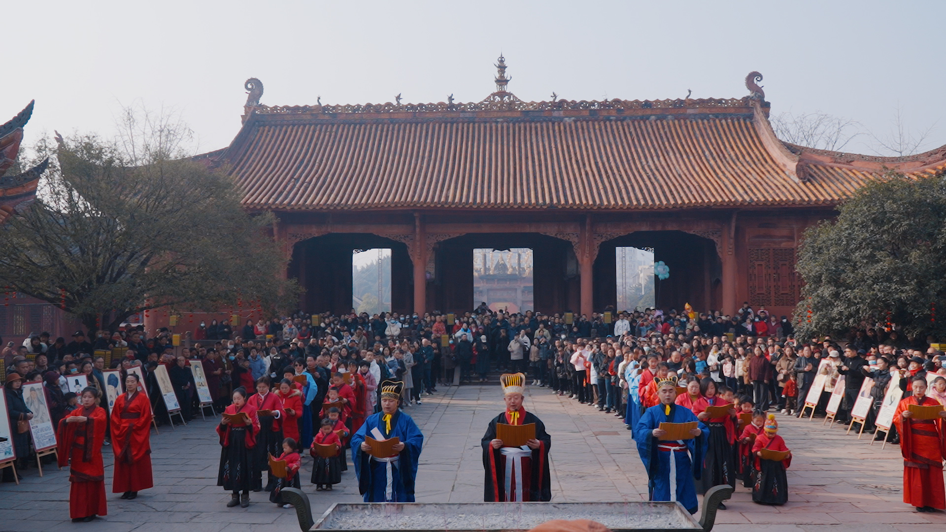 这个春节 德阳文庙扛大旗(图5) 这个春节 德阳文庙扛大旗(图5)