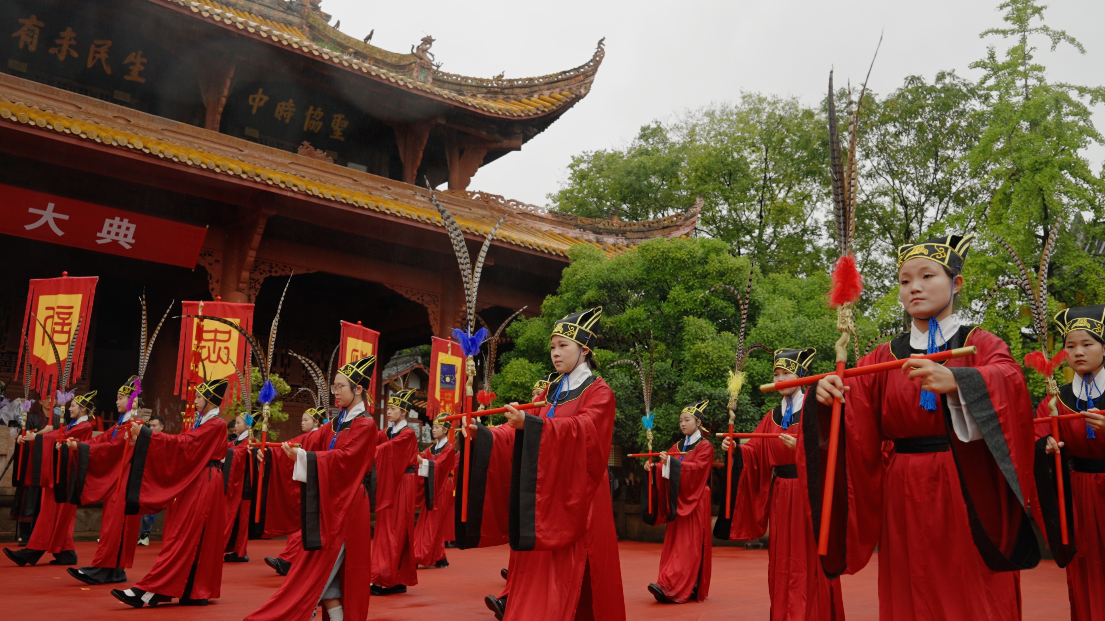 德阳文庙祭孔大典圆满举行：千年礼赞承经典，时代新声传文脉(图12)