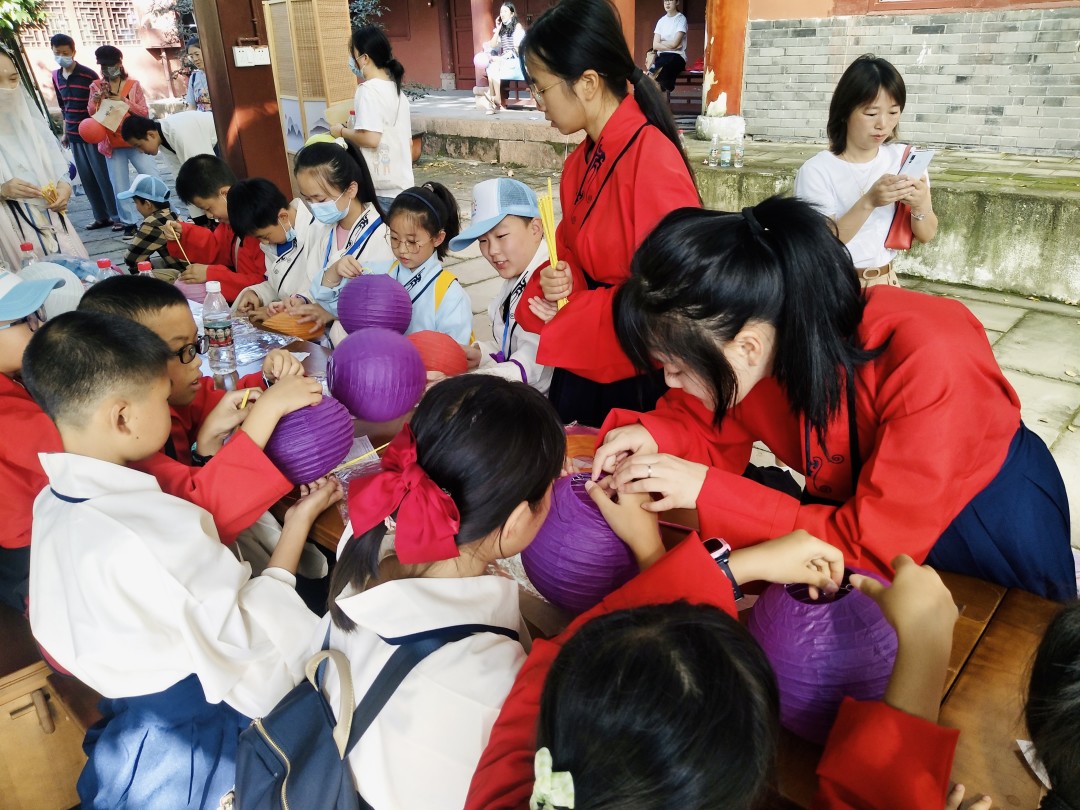 德阳文庙举行汉韵中秋民俗活动(图9) 德阳文庙举行汉韵中秋民俗活动(图9)