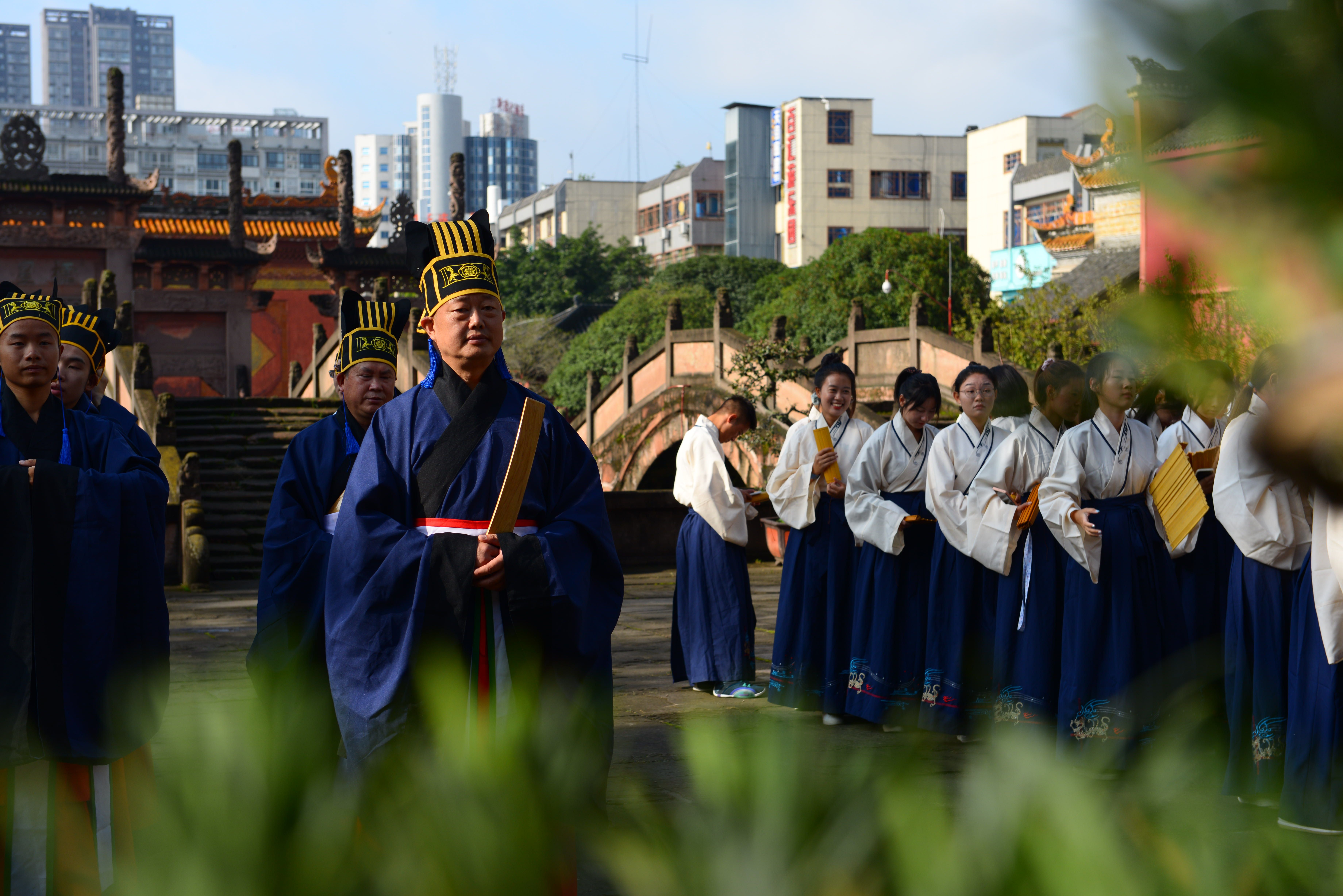 2021年祭孔大典在德阳文庙隆重举行(图5) 2021年祭孔大典在德阳文庙隆重举行(图5)