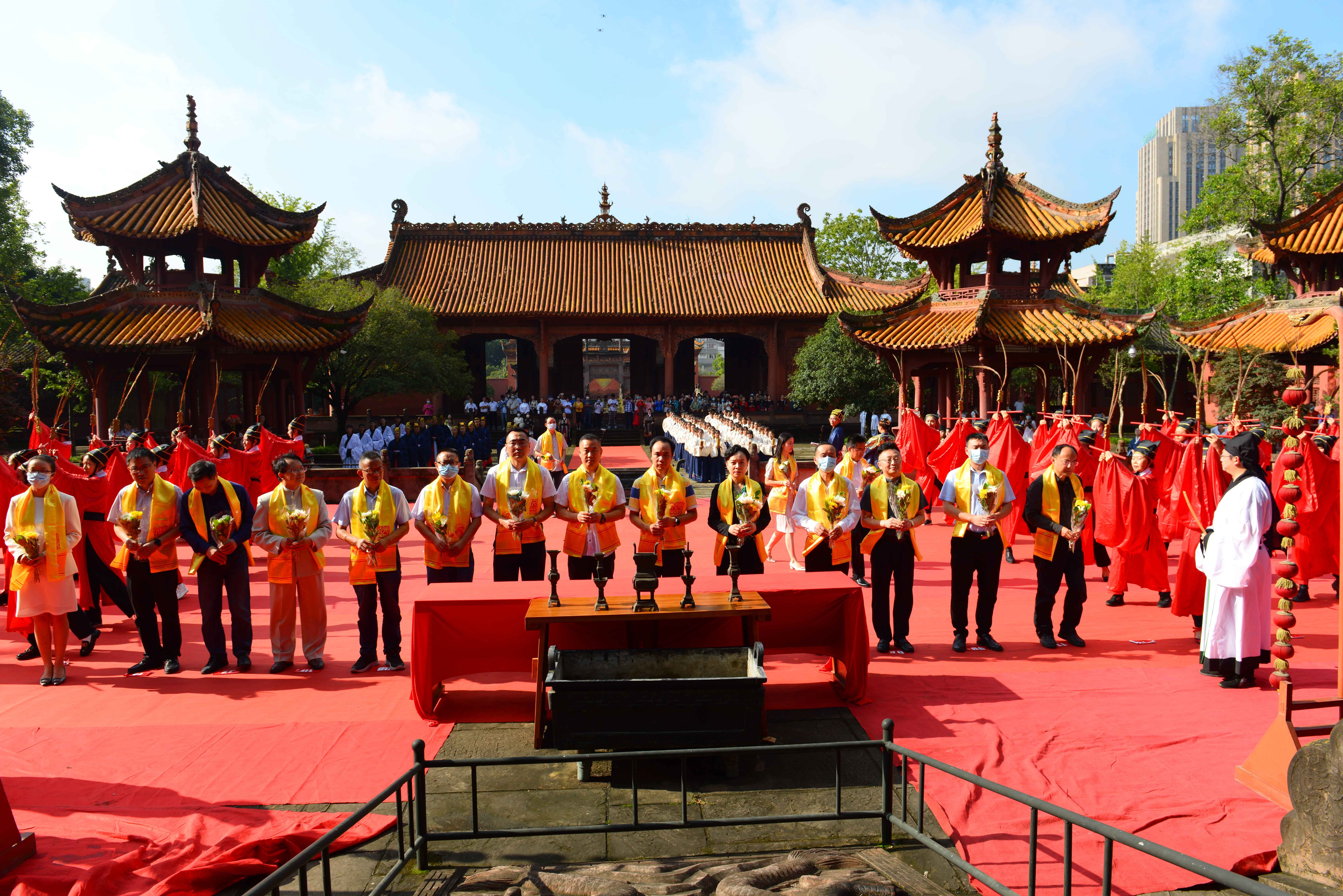 2021年祭孔大典在德阳文庙隆重举行(图4) 2021年祭孔大典在德阳文庙隆重举行(图4)